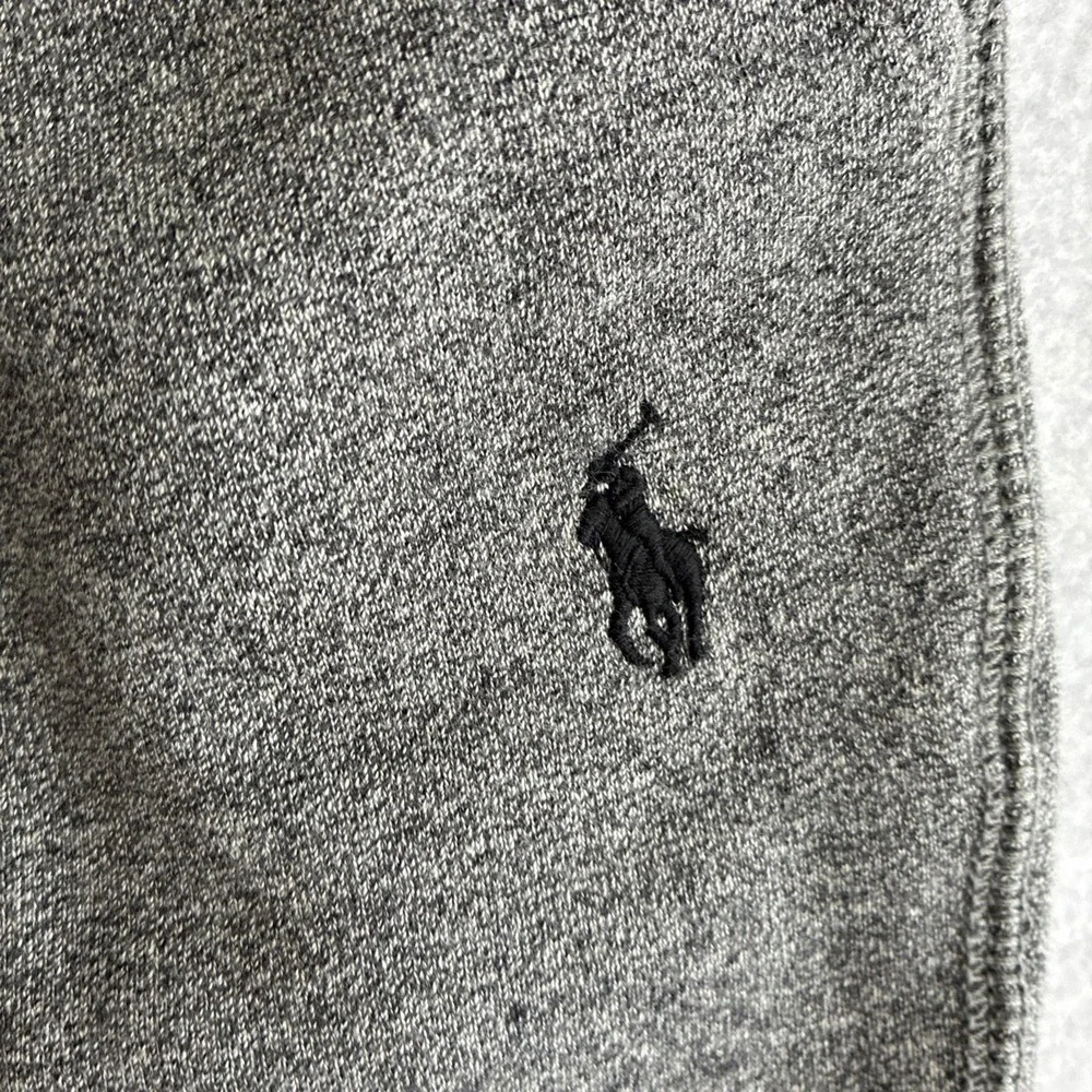 Polo Ralph Lauren Fleece Sweatpants Mens 4XB Gray Drawstring Hem Jogger Preppy